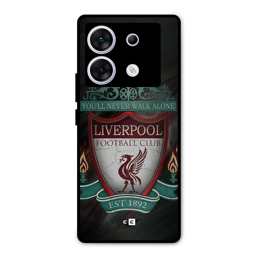 LiverPool FootBall Club Metal Back Case for Infinix Zero 30 5G