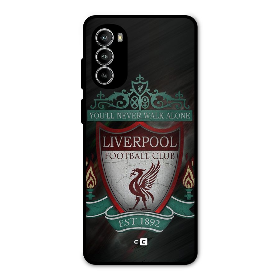 LiverPool FootBall Club Metal Back Case for Moto G52