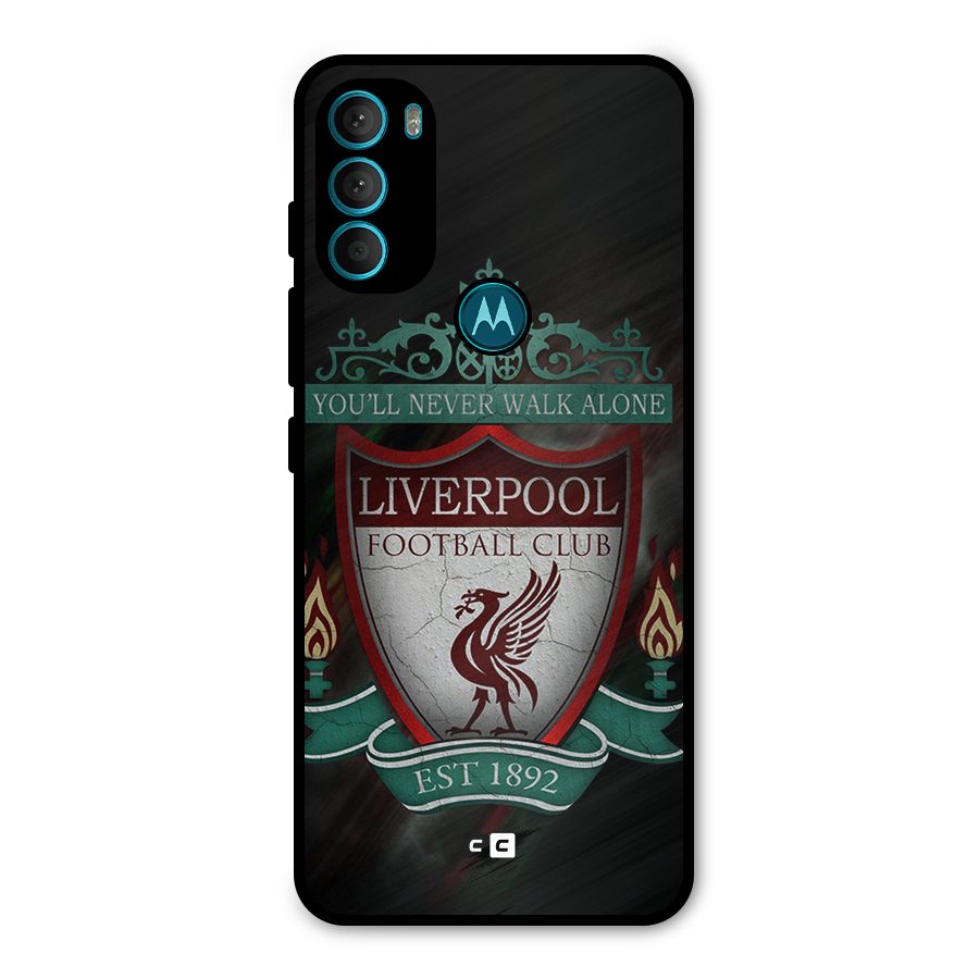 LiverPool FootBall Club Metal Back Case for Moto G71 5G
