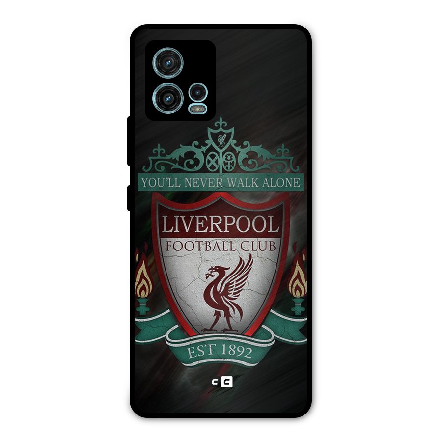LiverPool FootBall Club Metal Back Case for Moto G72