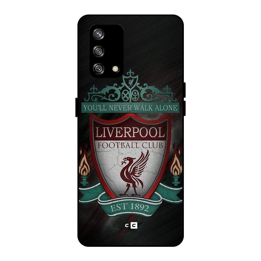 LiverPool FootBall Club Metal Back Case for Oppo F19