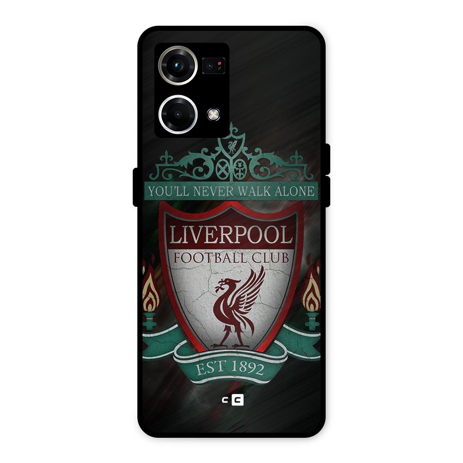 LiverPool FootBall Club Metal Back Case for Oppo F21s Pro 4G
