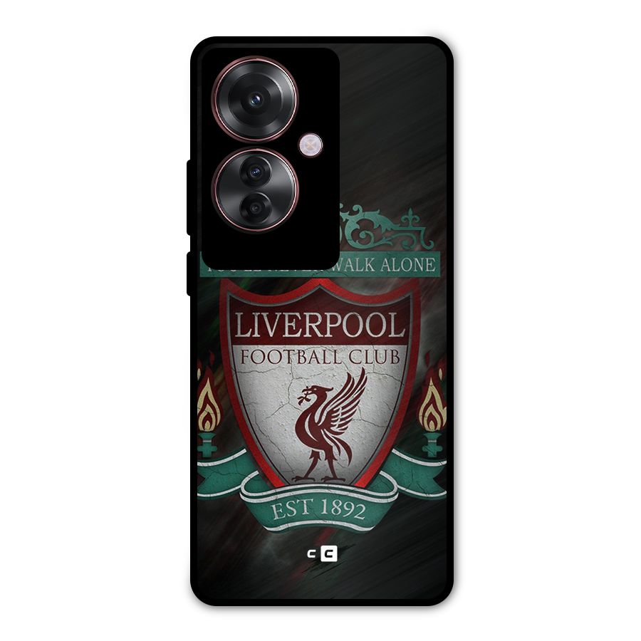LiverPool FootBall Club Metal Back Case for Oppo F25 Pro