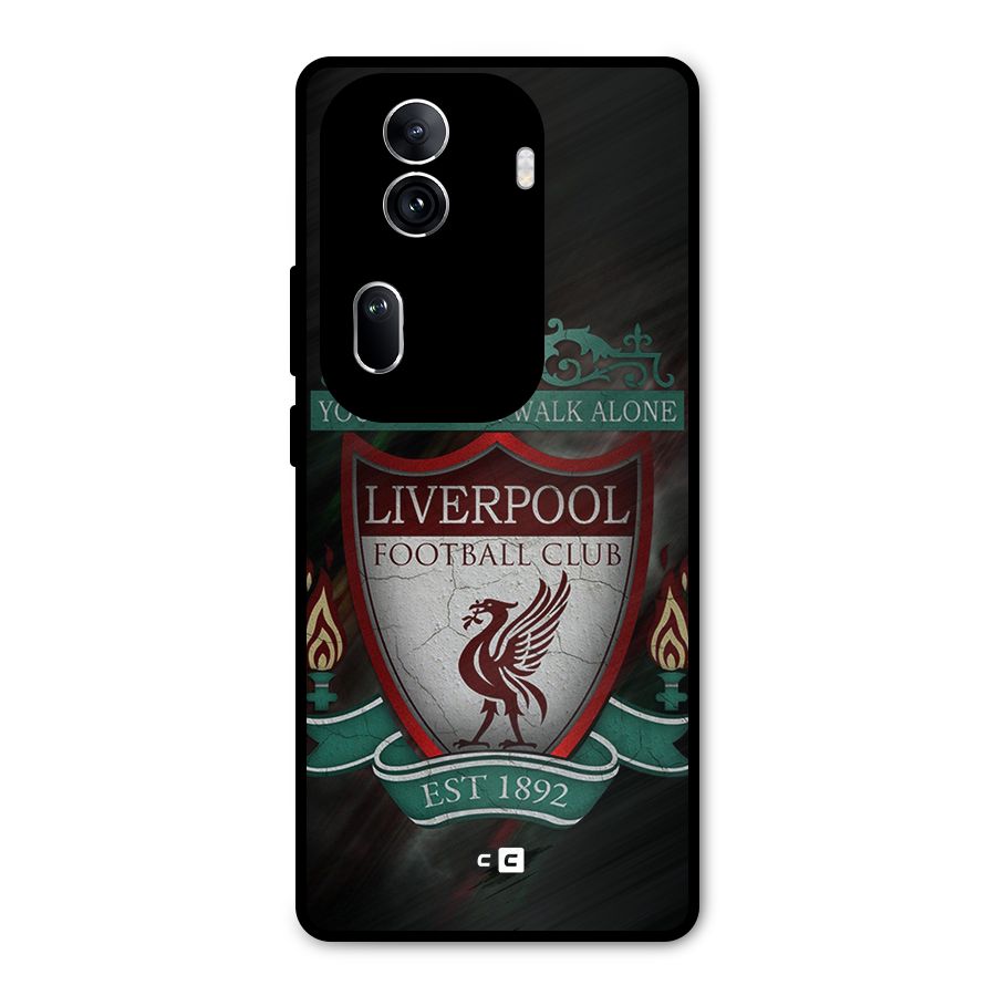 LiverPool FootBall Club Metal Back Case for Oppo Reno11 Pro 5G