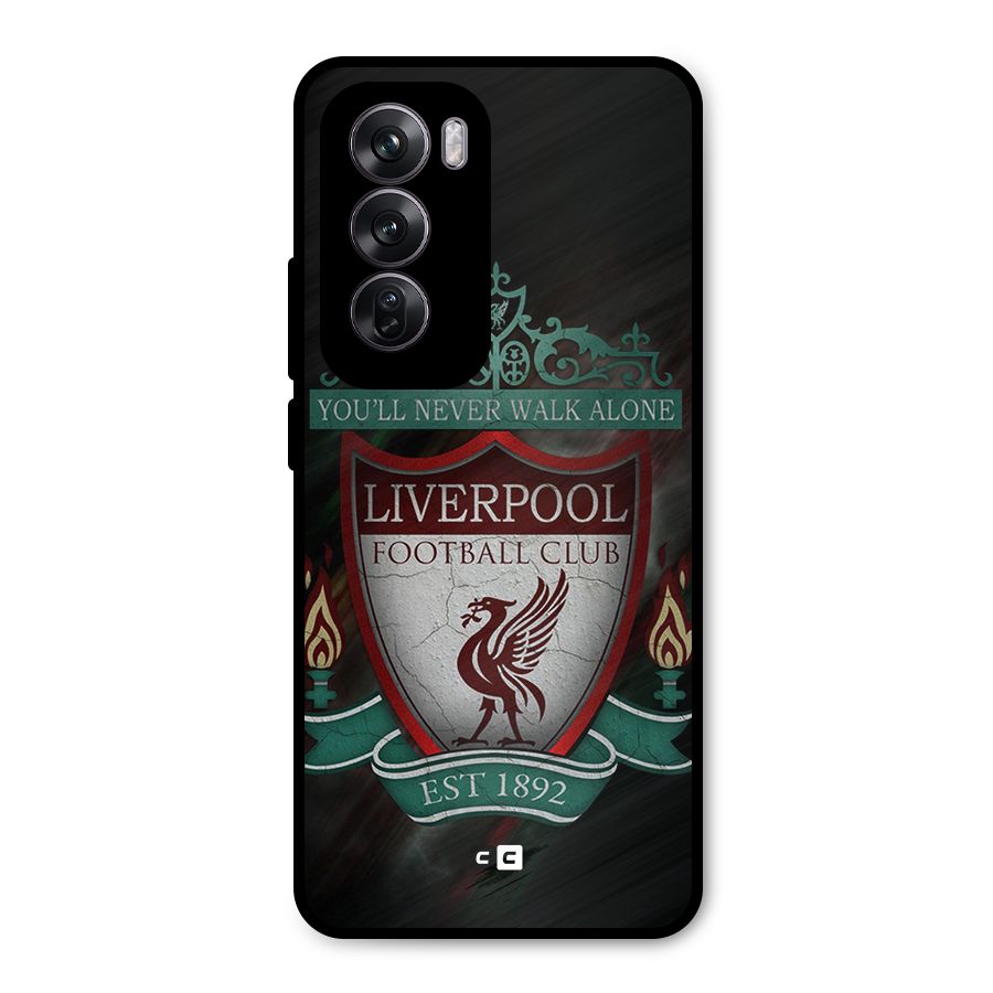 LiverPool FootBall Club Metal Back Case for Oppo Reno12 Pro