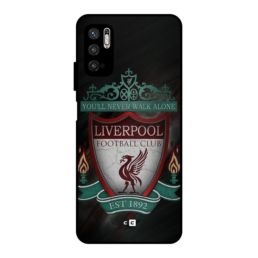 LiverPool FootBall Club Metal Back Case for Poco M3 Pro 5G
