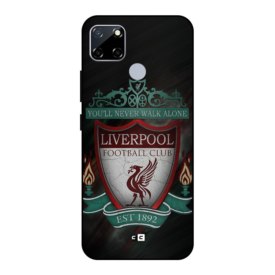 LiverPool FootBall Club Metal Back Case for Realme Narzo 30A