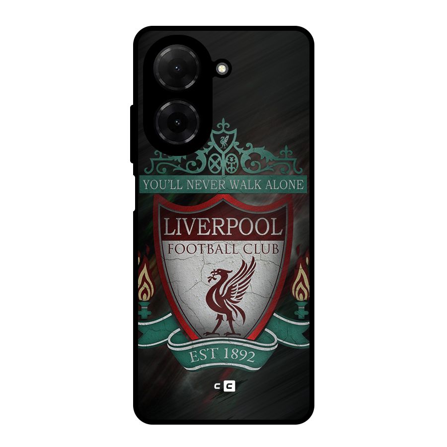 LiverPool FootBall Club Metal Back Case for Redmi A5 4G