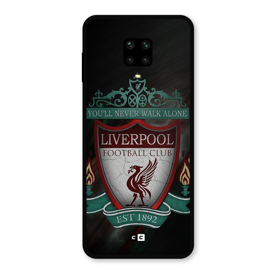 LiverPool FootBall Club Metal Back Case for Redmi Note 10 Lite