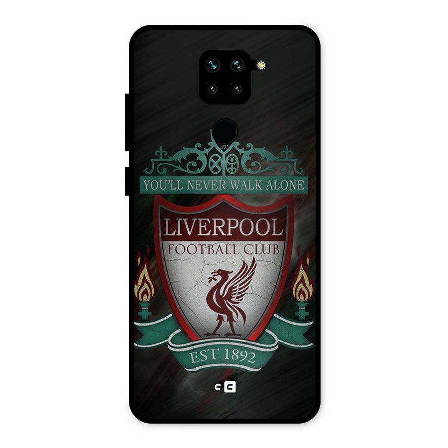 LiverPool FootBall Club Metal Back Case for Redmi Note 9