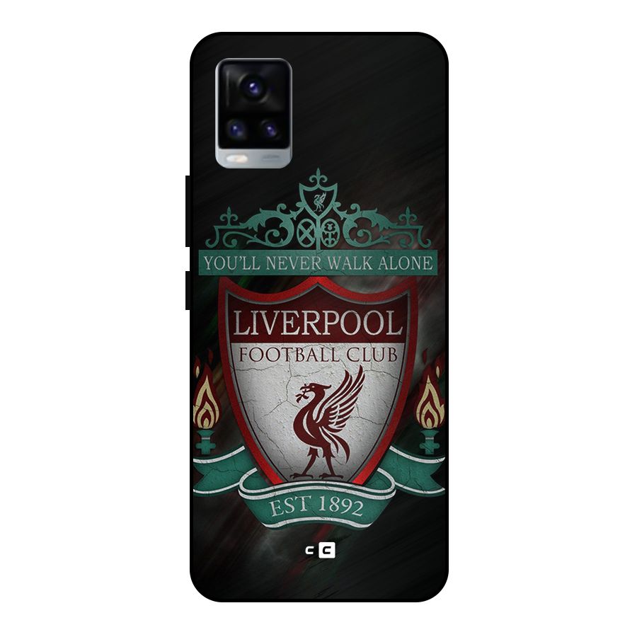LiverPool FootBall Club Metal Back Case for Vivo V20 2021