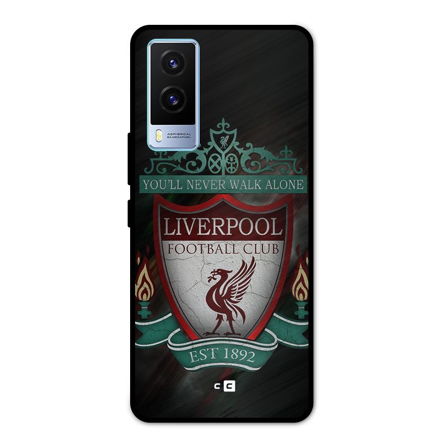 LiverPool FootBall Club Metal Back Case for Vivo V21e 5G