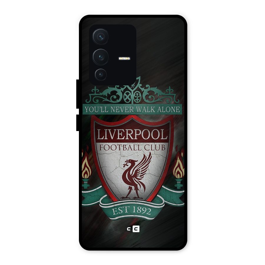 LiverPool FootBall Club Metal Back Case for Vivo V23 5G