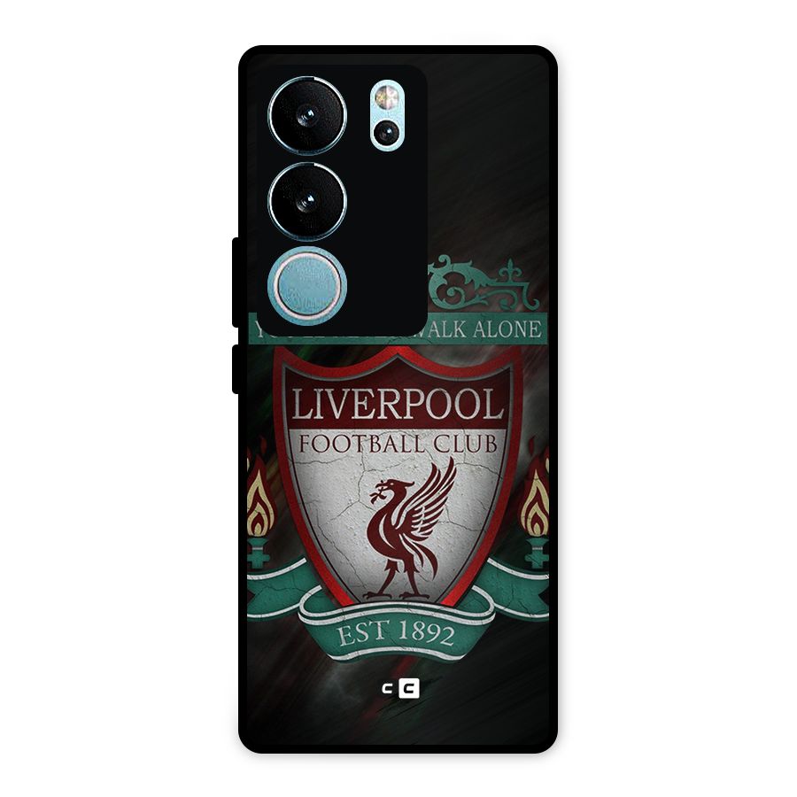 LiverPool FootBall Club Metal Back Case for Vivo V29
