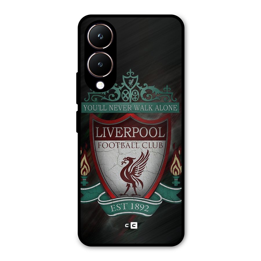 LiverPool FootBall Club Metal Back Case for Vivo Y28
