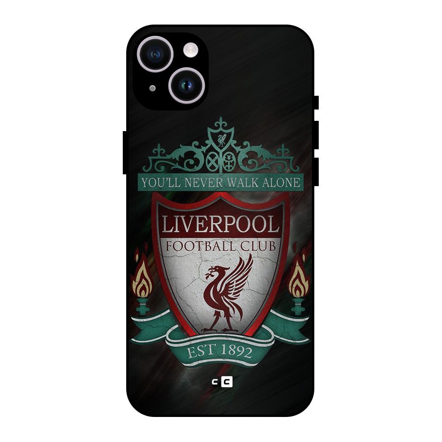 LiverPool FootBall Club Metal Back Case for iPhone 14 Plus