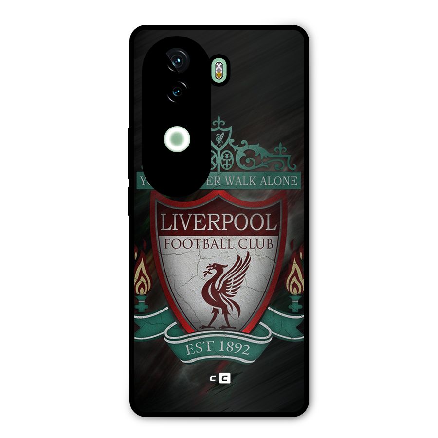 LiverPool FootBall Club Metal Back Case for iQOO Z9s