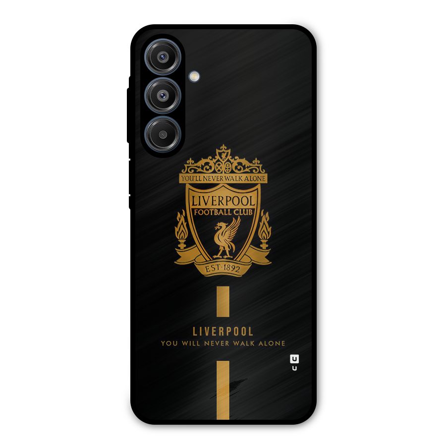 LiverPool Never Walk Alone Metal Back Case for Galaxy A16 5G