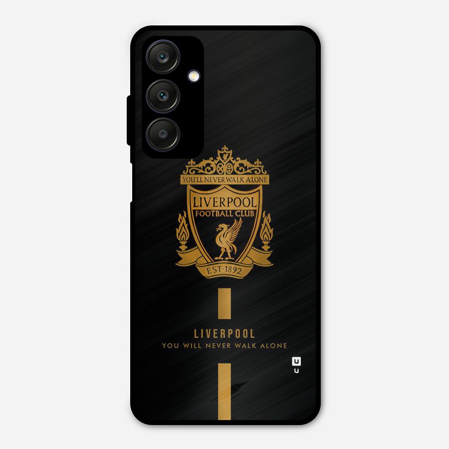 LiverPool Never Walk Alone Metal Back Case for Galaxy A25 5G