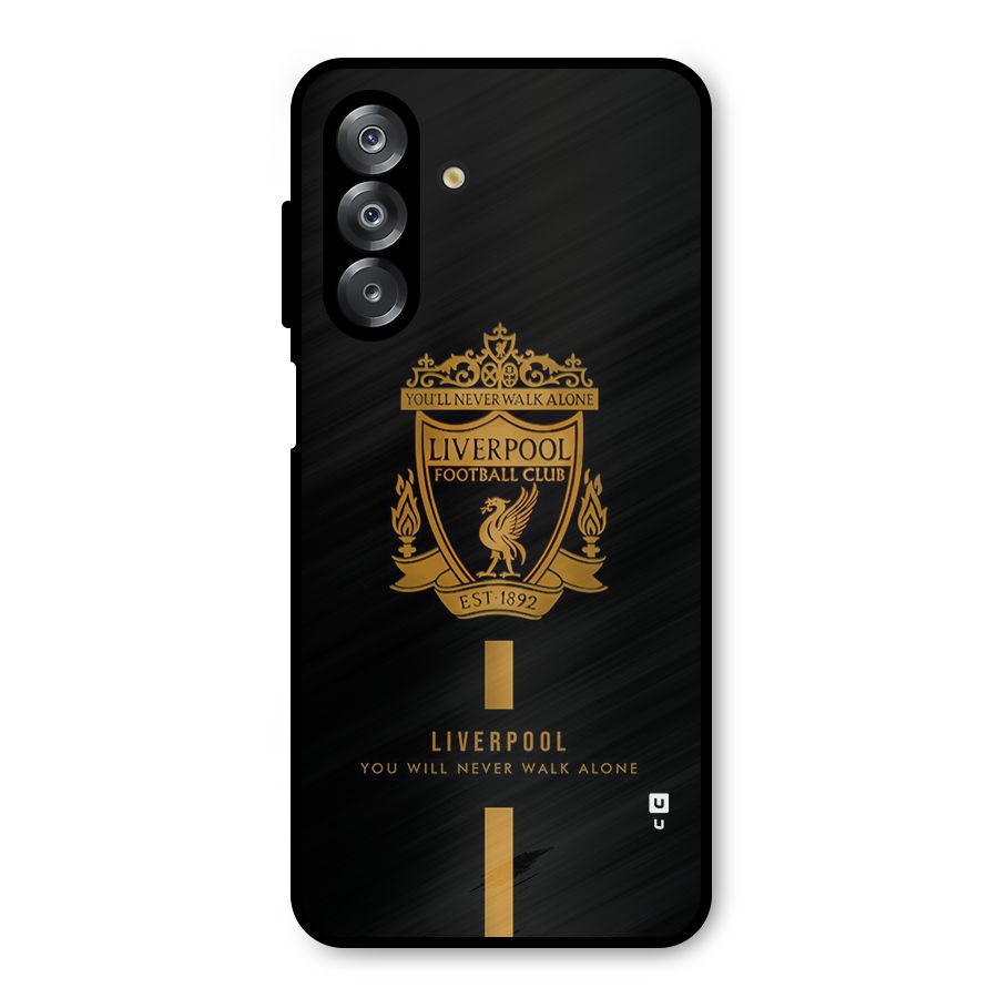 LiverPool Never Walk Alone Metal Back Case for Galaxy A26