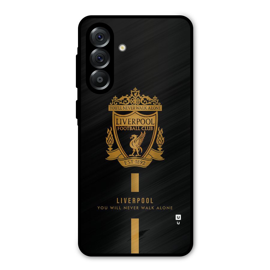 LiverPool Never Walk Alone Metal Back Case for Galaxy A56