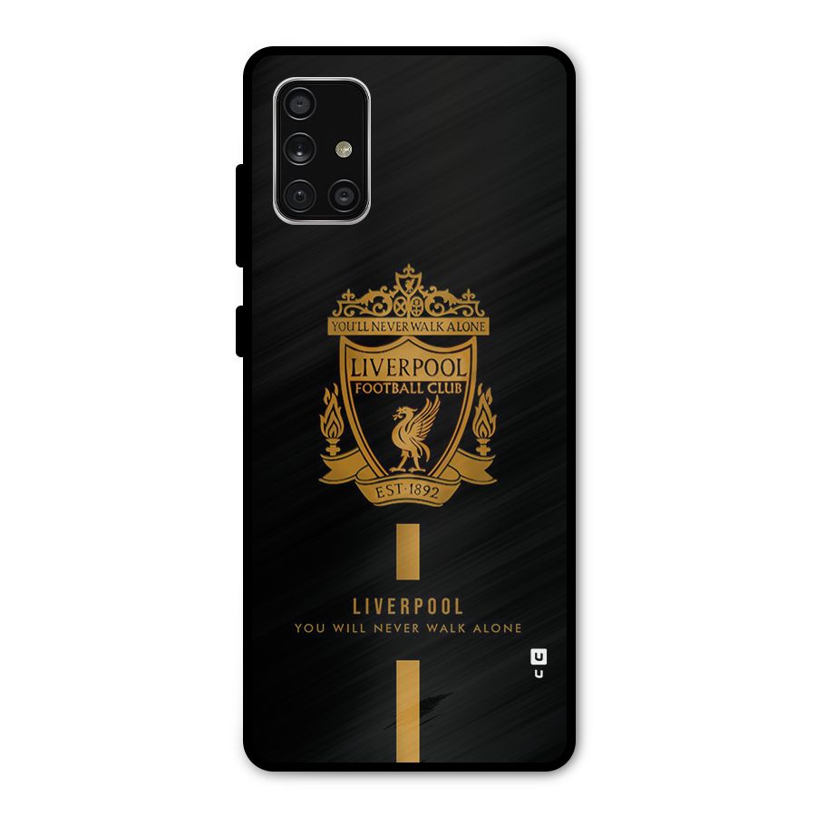 LiverPool Never Walk Alone Metal Back Case for Galaxy A71