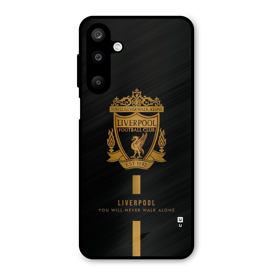 LiverPool Never Walk Alone Metal Back Case for Galaxy M16