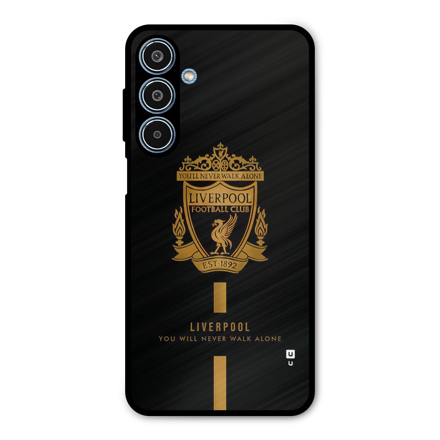 LiverPool Never Walk Alone Metal Back Case for Galaxy M35