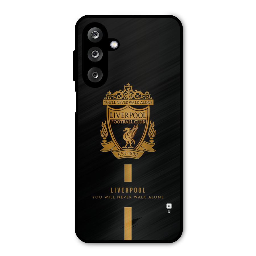 LiverPool Never Walk Alone Metal Back Case for Galaxy M36