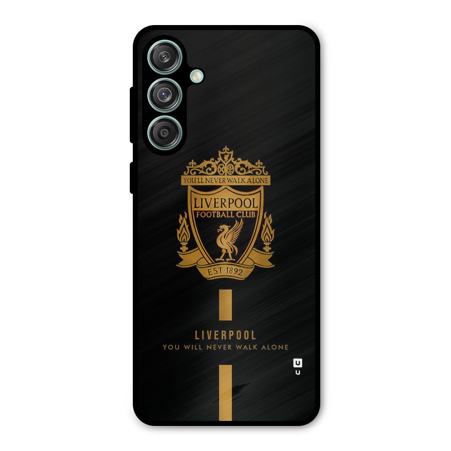 LiverPool Never Walk Alone Metal Back Case for Galaxy M55 5G