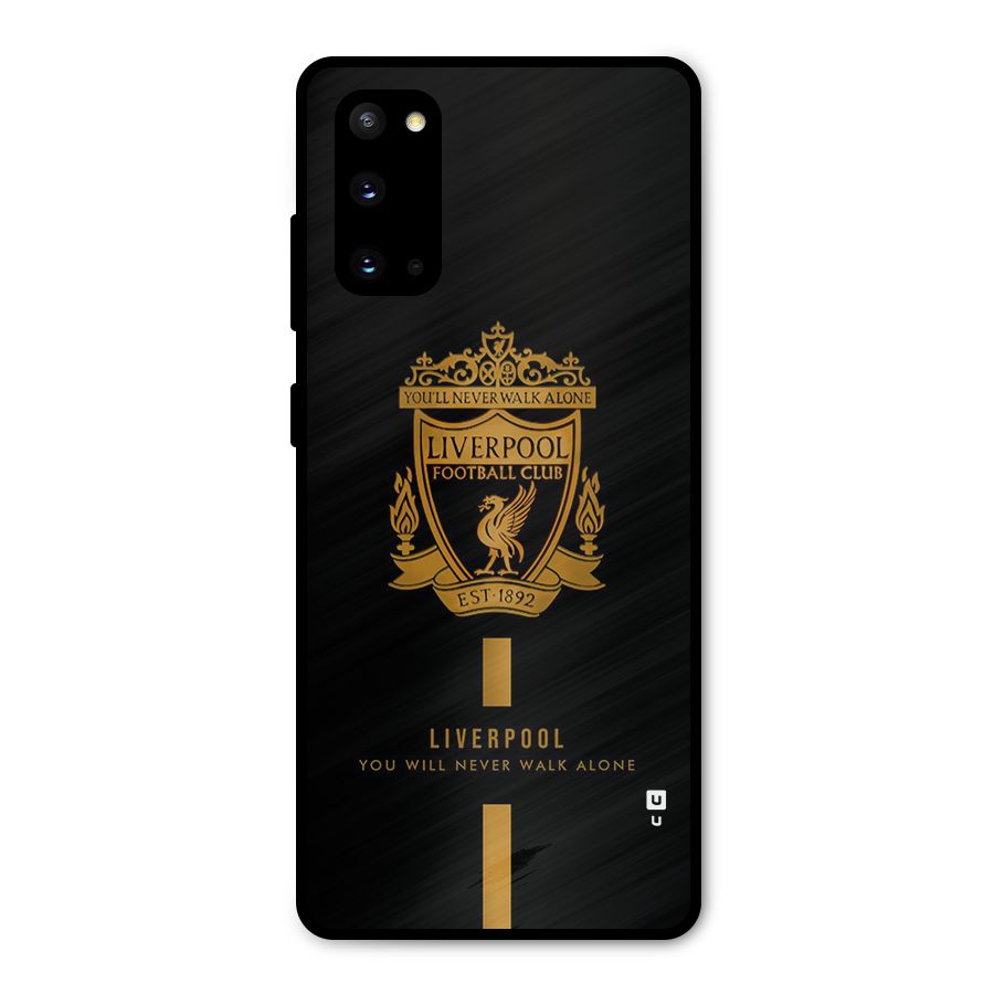LiverPool Never Walk Alone Metal Back Case for Galaxy S20