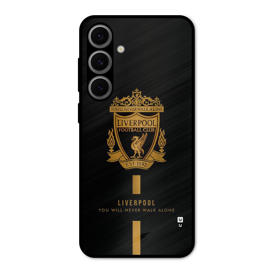 LiverPool Never Walk Alone Metal Back Case for Galaxy S24 FE