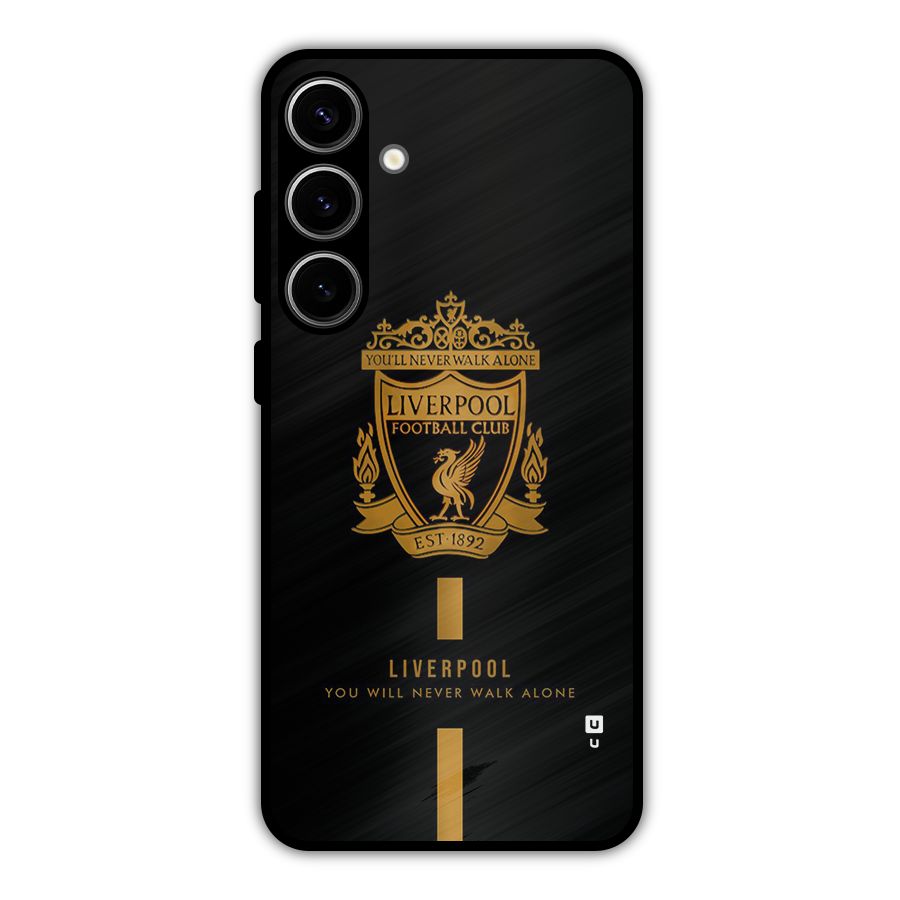 LiverPool Never Walk Alone Metal Back Case for Galaxy S24 Plus