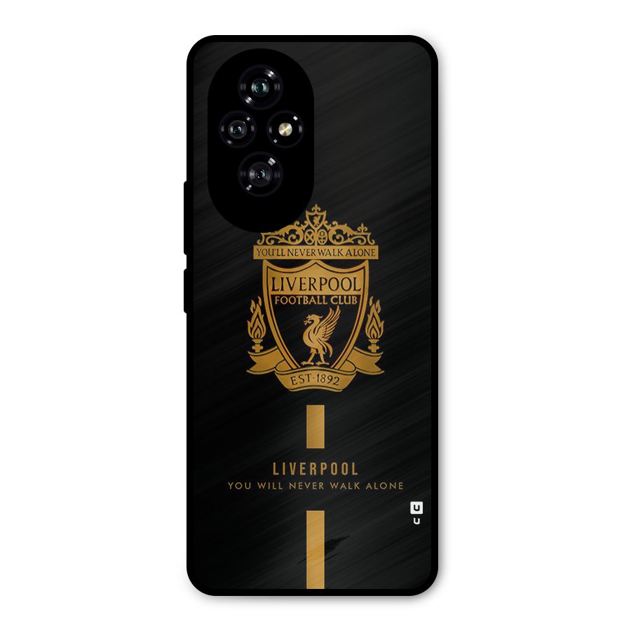 LiverPool Never Walk Alone Metal Back Case for Honor 200