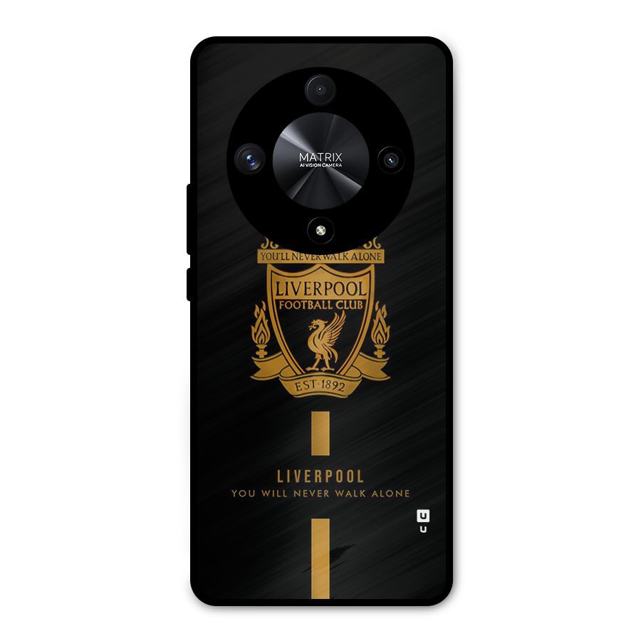 LiverPool Never Walk Alone Metal Back Case for Honor X9b