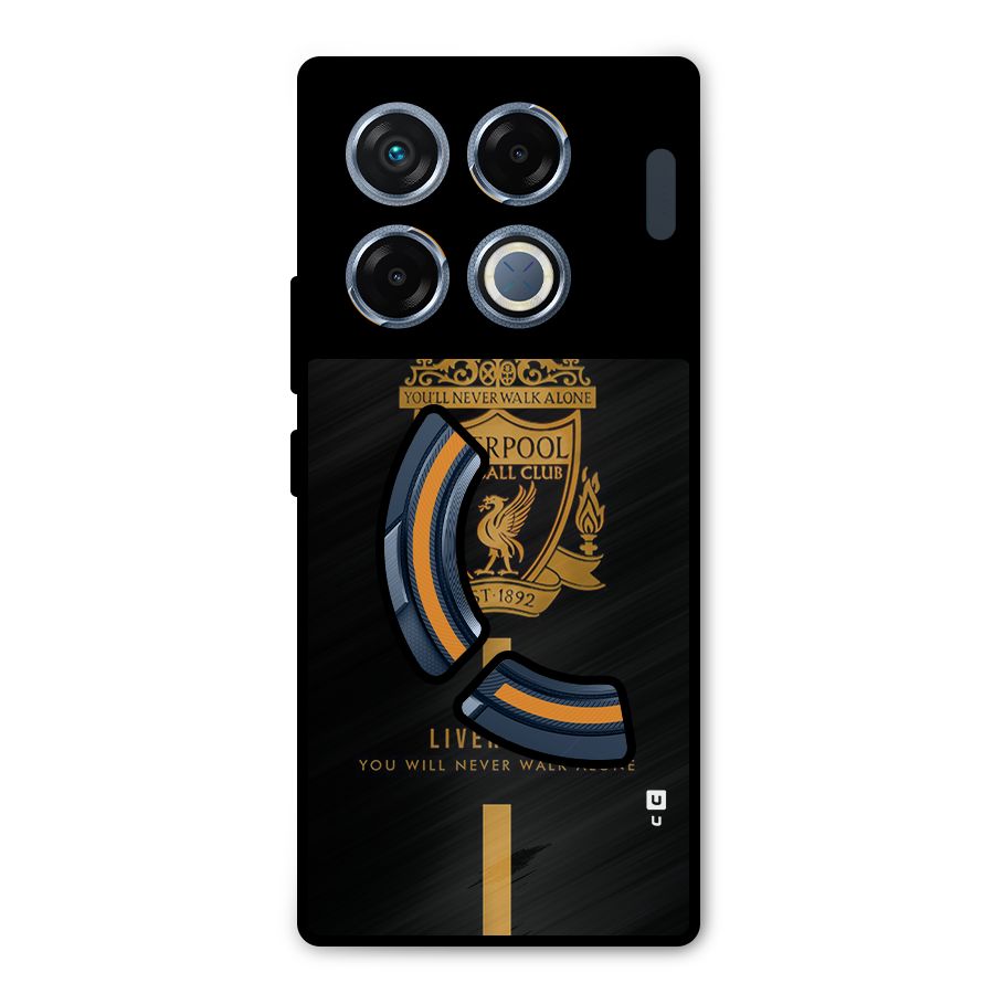 LiverPool Never Walk Alone Metal Back Case for Infinix GT 20 Pro