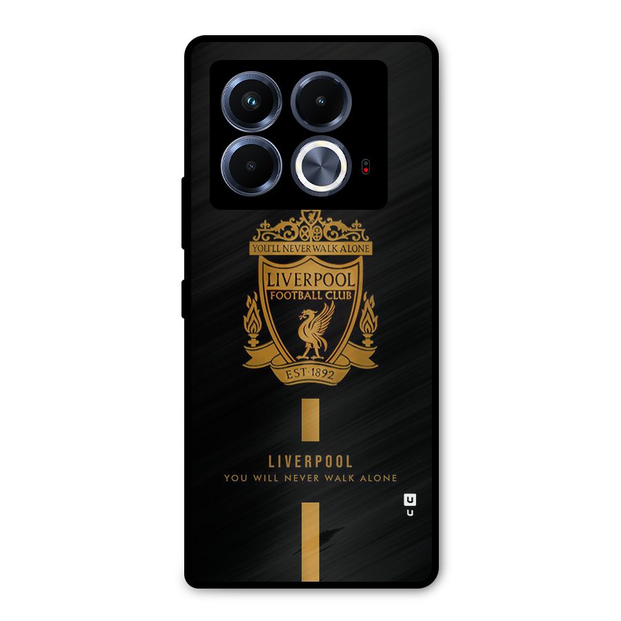 LiverPool Never Walk Alone Metal Back Case for Infinix Note 40 5G