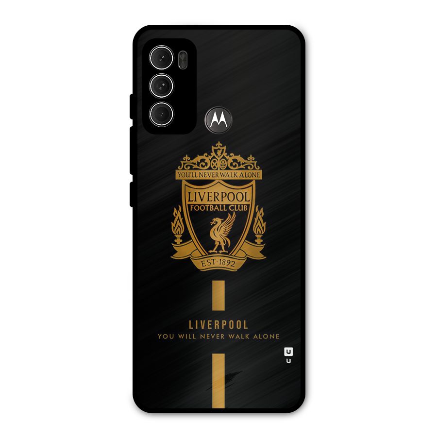 LiverPool Never Walk Alone Metal Back Case for Moto G60