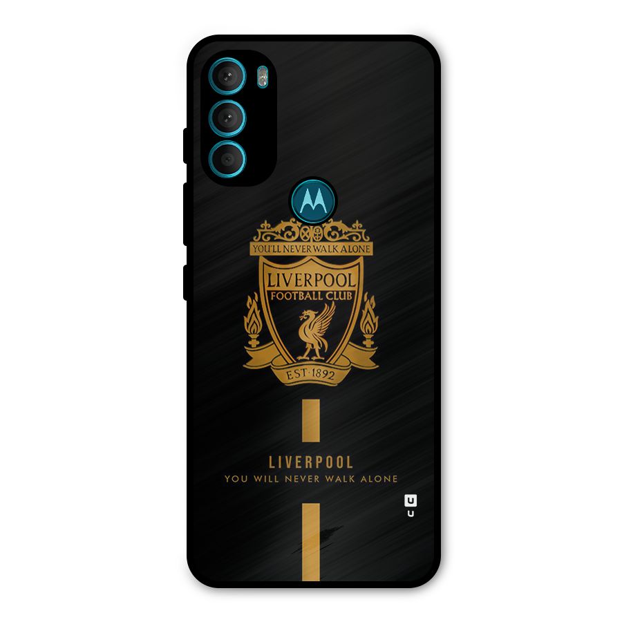 LiverPool Never Walk Alone Metal Back Case for Moto G71 5G