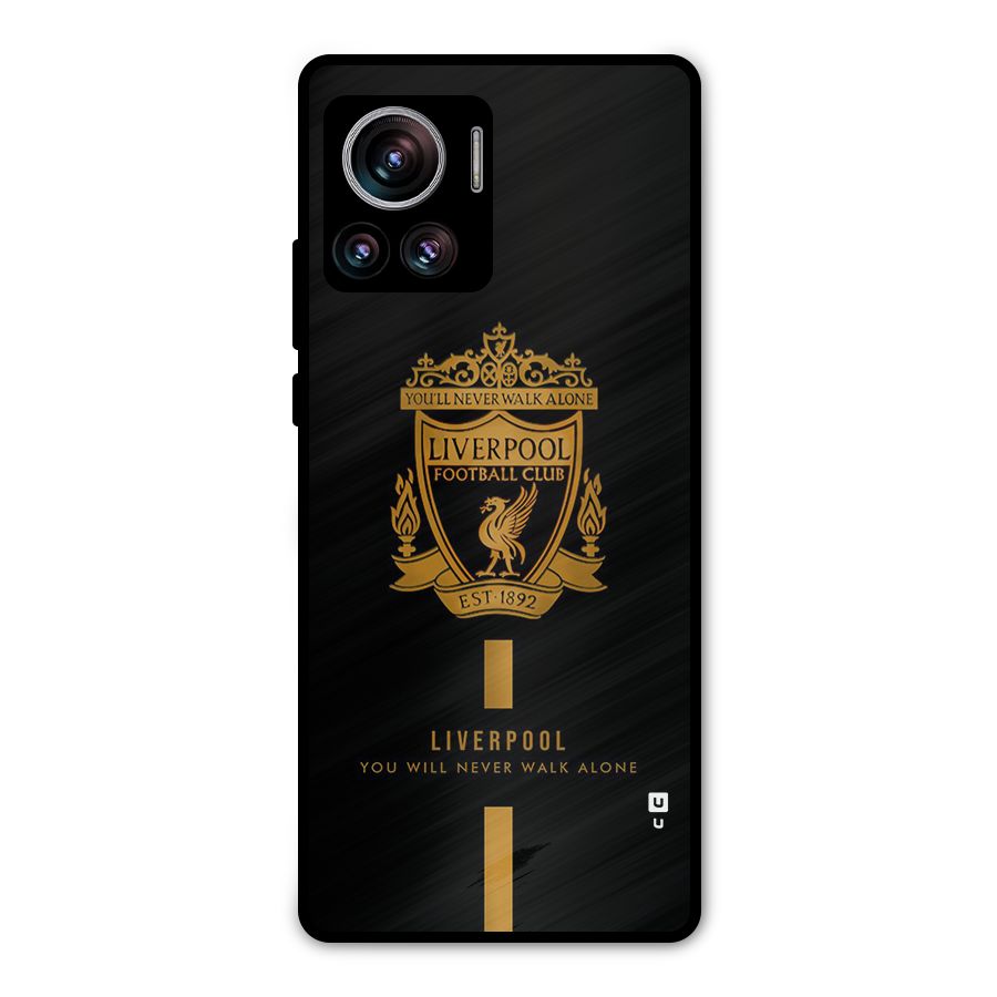 LiverPool Never Walk Alone Metal Back Case for Motorola Edge 30 Ultra