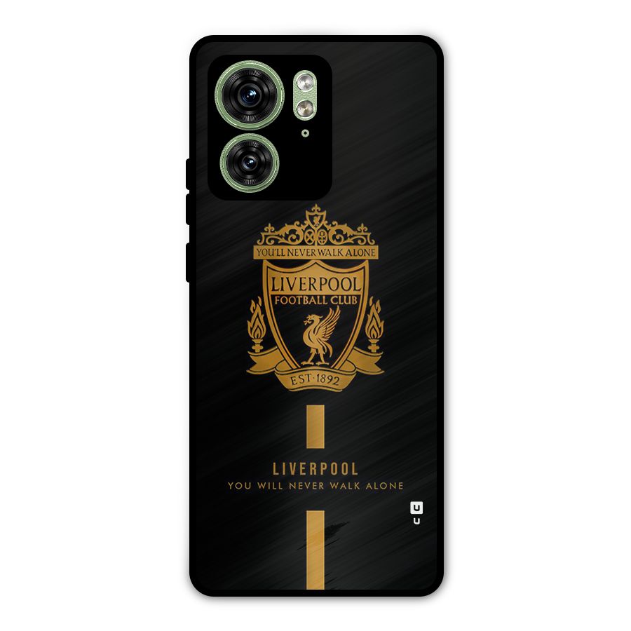 LiverPool Never Walk Alone Metal Back Case for Motorola Edge 40 5G