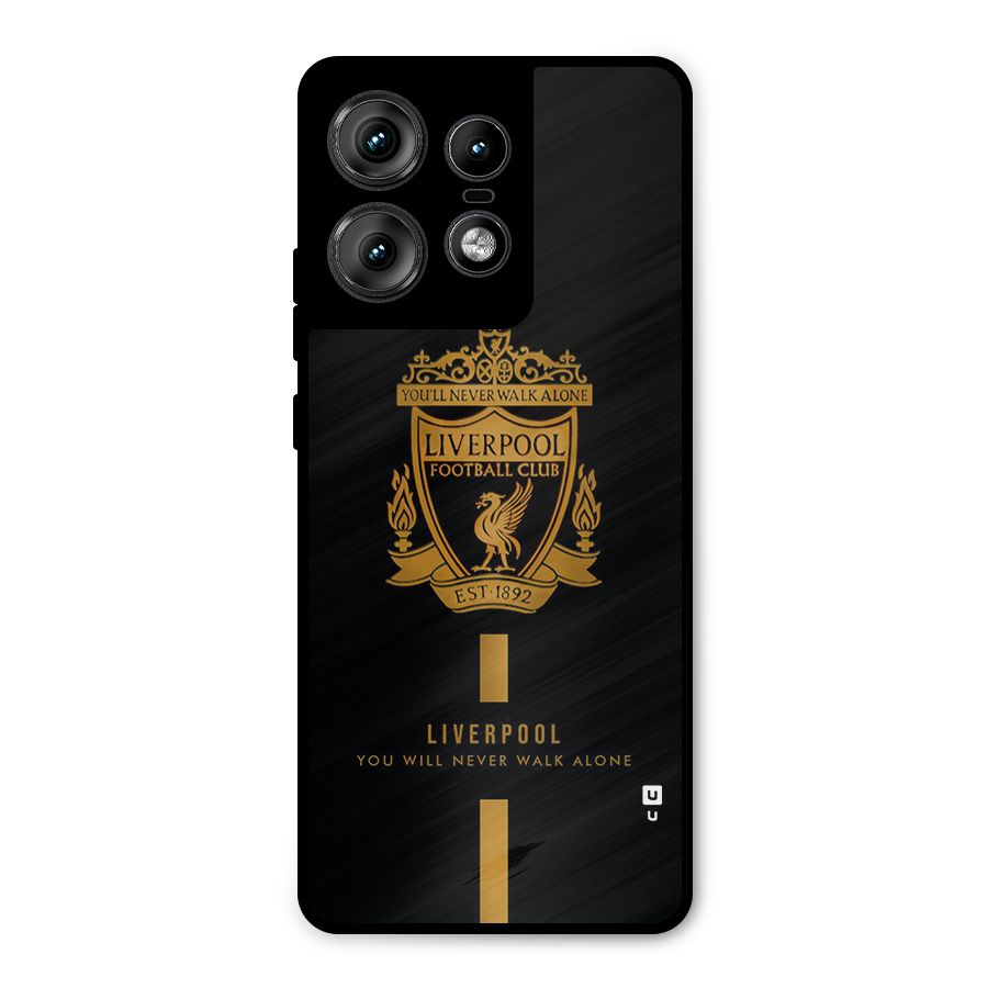 LiverPool Never Walk Alone Metal Back Case for Motorola Edge 50 Pro