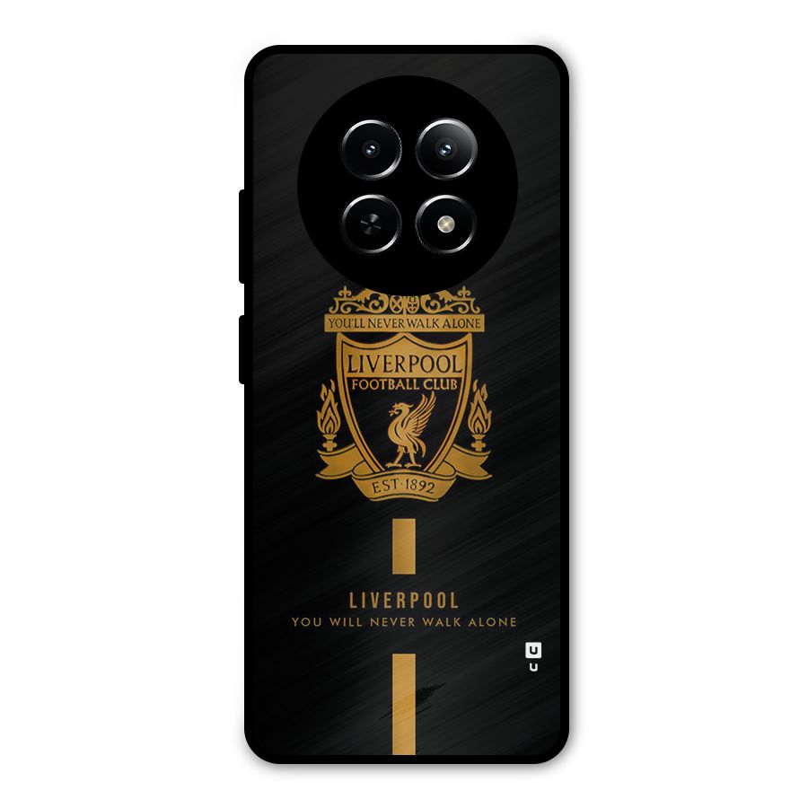 LiverPool Never Walk Alone Metal Back Case for Realme 12x 5G