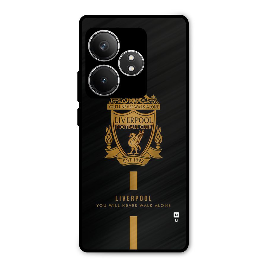 LiverPool Never Walk Alone Metal Back Case for Realme GT 6T