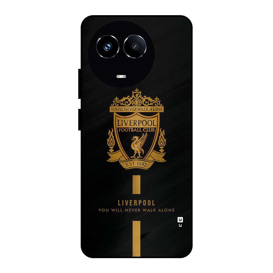 LiverPool Never Walk Alone Metal Back Case for Realme Narzo 60X