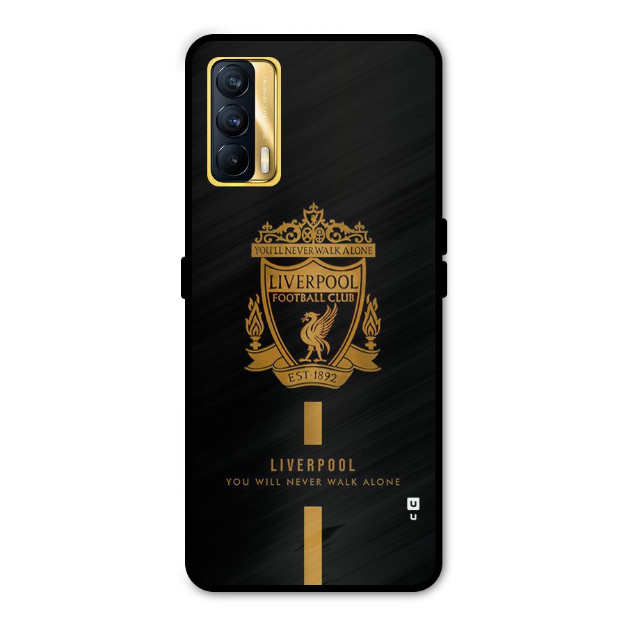 LiverPool Never Walk Alone Metal Back Case for Realme X7