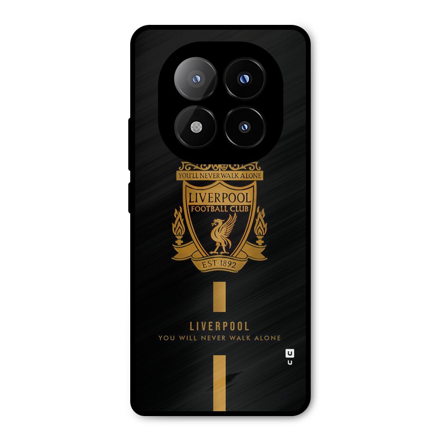 LiverPool Never Walk Alone Metal Back Case for Redmi Note 14 Pro Plus 5G