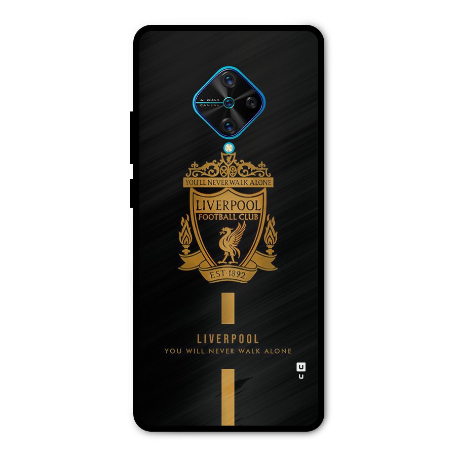 LiverPool Never Walk Alone Metal Back Case for Vivo S1 Pro