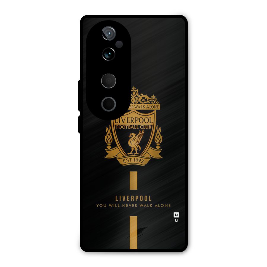 LiverPool Never Walk Alone Metal Back Case for Vivo T3 Ultra