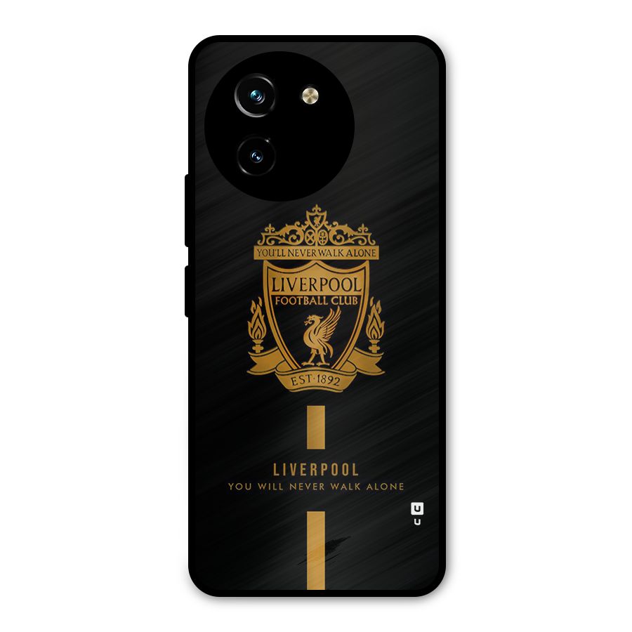 LiverPool Never Walk Alone Metal Back Case for Vivo T3x
